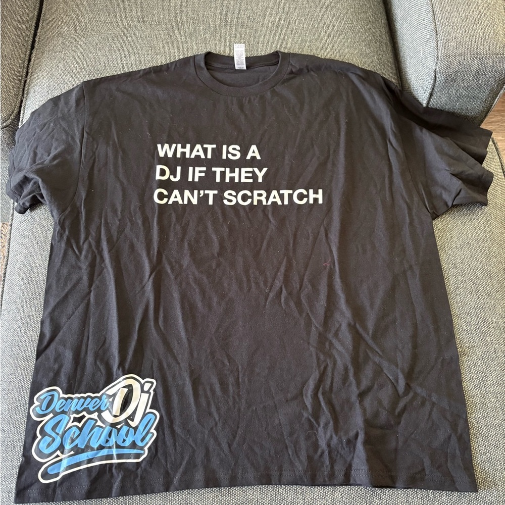 Gildan Black DJ Graphic Tee